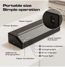 Stampante termica per tatuaggi Bluetooth macchina per stencil per tatuaggi