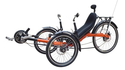 Triciclo pedalato recumbente - triciclo,