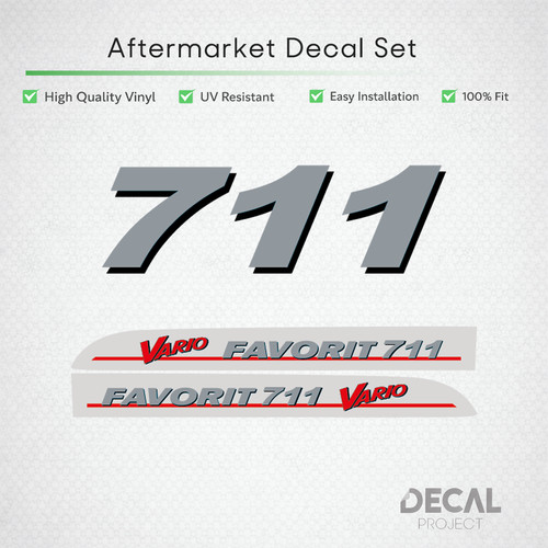 Fendt favorit 711 vario decal - fendt,