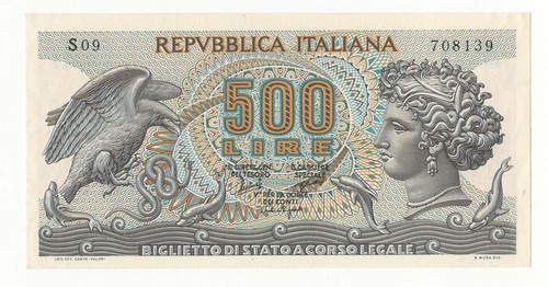 500 lire aretusa decr - ,