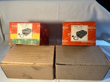 RIVAROSSI  VINTAGE Anni 1950 HO  Scatole Vuote Trasformatori 