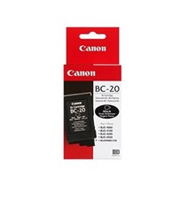 Originale Canon BC-20 BK BJC-2000 2100 4000 4100 4200 4300 4400 5000 S100 o.V/CONFEZIONE ORIGINALE