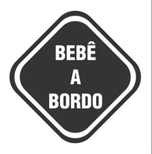 Adesivo AUTO BEBE' A BORDO