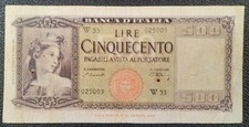 500 LIRE ORNATA DI SPIGHE
