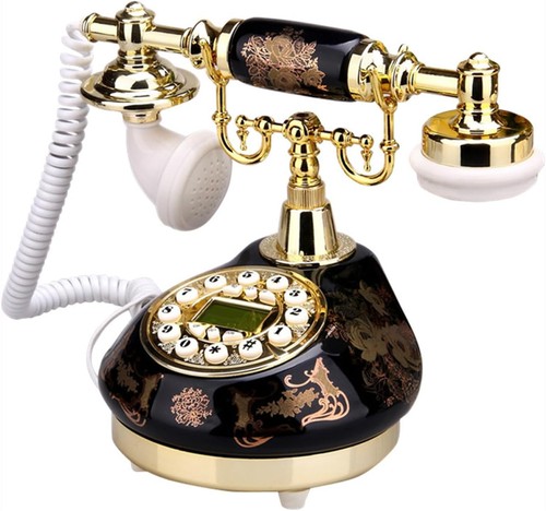 Elegante telefono fisso retrò