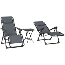 Outsunny Set 2 Sdraio Zero