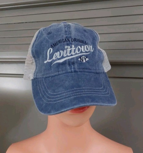 Cappellino camionista blu