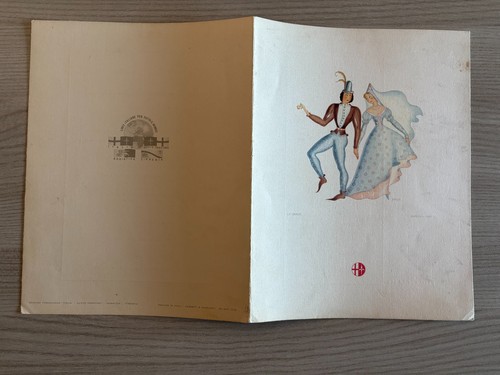 Menu del 1949 transatlantico - menu',