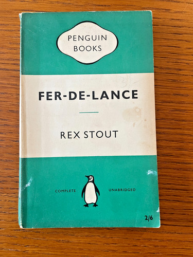 Rex stout fer - fer-de-lance, nero