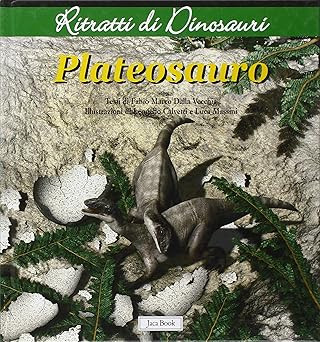 Plateosauro dalla vecchia - plateosauro.,