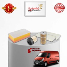 KIT TAGLIANDO 4 FILTRI RENAULT MASTER 2.3 DCI 96KW 130CV DAL 2016 ->