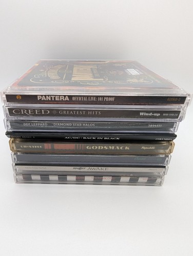 Lot rock cds mixed - rock,