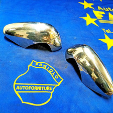 BORCHIA PARAURTI ALFA ROMEO 2pz.ROSTRO ACCIAIO CROMATO LANCIA FIAT 1100 1^*(N.B)