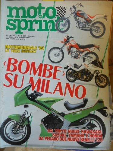 Motosprint 1983 test - motosprint,