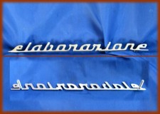 FIAT ABARTH 500 / 600 / 850 - SCRITTA LOGO ELABORAZIONE BADGE