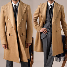 Cappotto uomo lungo lana largo