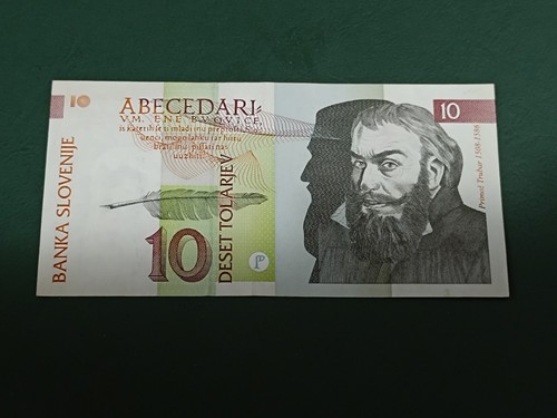 Banconota slovenia 10 - slovenia,