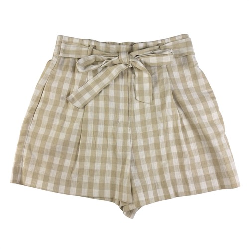 Zara gingham paperbag - zara,