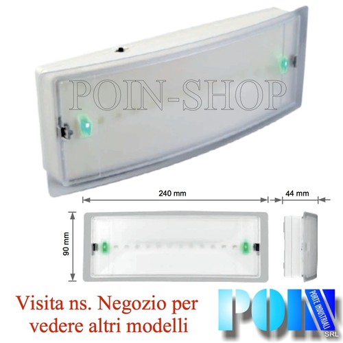 Lampada emergenza led - emergenza, da