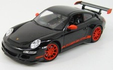 1/18 WELLY - PORSCHE | 911 997 GT3RS 2010 | BLACK ORANGE