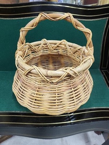 Antico cestino vimini e - vimini,