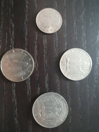 Lotto monete lire - , magnetiche