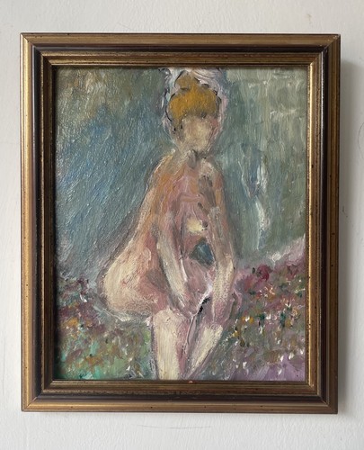 Quadro olio tavola - olio,
