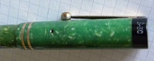 Penna stilografica Sheaffer'S 5-30 in radite Jade Green, anni '20