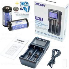 Caricabatterie XTAR VC2 LCD +