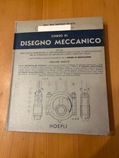 CORSO DI DISEGNO MECCANICO volume UNICO  DOTT. PROF. BARTOLO PACETTI HOEPLI