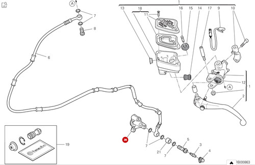 Ducati gruppo pistone frizione - gruppo,
