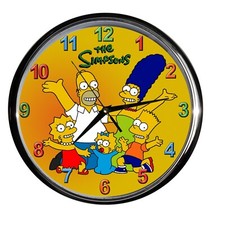 orologio da parete the simpson camera bambini stanzetta  cartoon watch clock