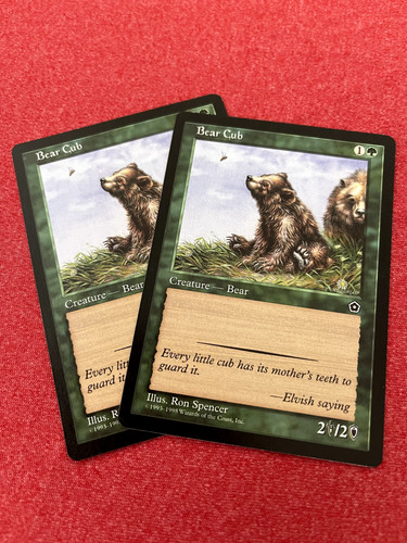 Mtg bear cub - 2x,
