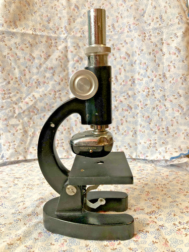 Microscopio vintage ems - microscopio,
