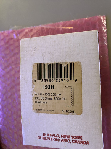 Hammond choke 193h 200ma - choke, @