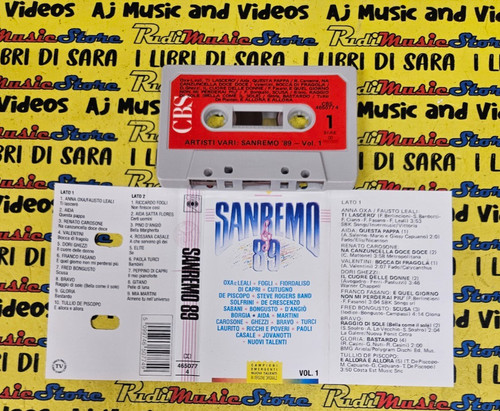 Compilation sanremo 89 - mc,