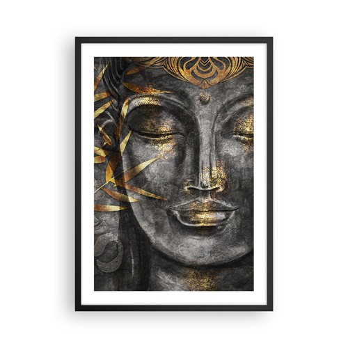 Poster 50x70cm buddha - 50x70cm, oro