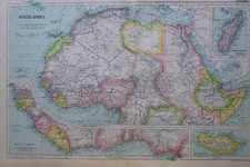 1919 Mappa Nord Africa