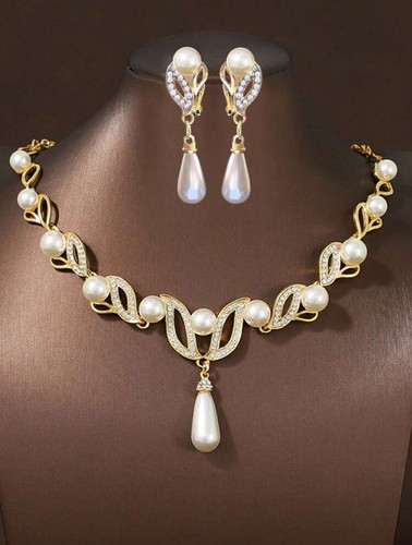 Set collana orecchini - set,