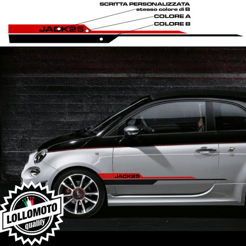 Strisce fiancate adesivi - strisce, fiat