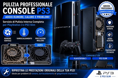 Pulizia console ps3 - pulizia,