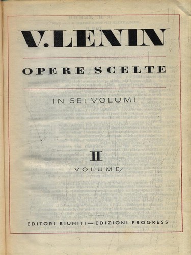 Opere scelte sei - scelte, in