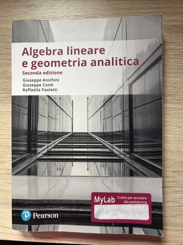 Libro algebra lineare e - di,