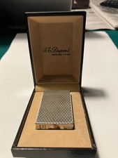 Accendino Dupont BR small Principe di Galles oro revisionato e funzionante