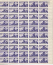 Scott #950...3 Cent... Centenario dello Utah...Foglio da 50