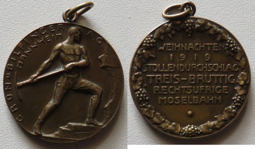 Medaglia bronzo ferroviaria - di,