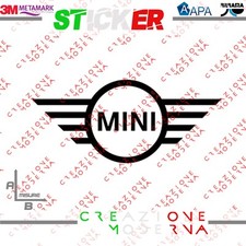 ADESIVO STICKER LOGO MINI COOPER  MISURE PERSONALIZZATE