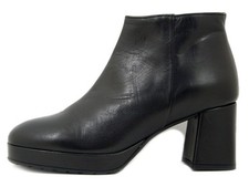 Tronchetti Donna in Pelle Nero