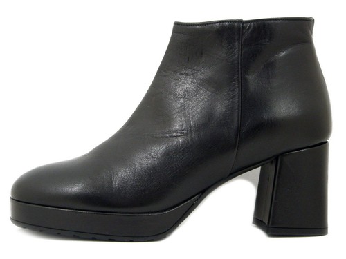Tronchetti donna pelle nero - tronchetti,
