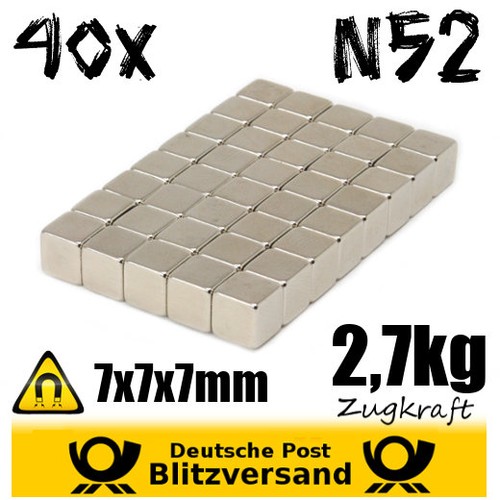 40x neodimio magnete cubo - 40x,